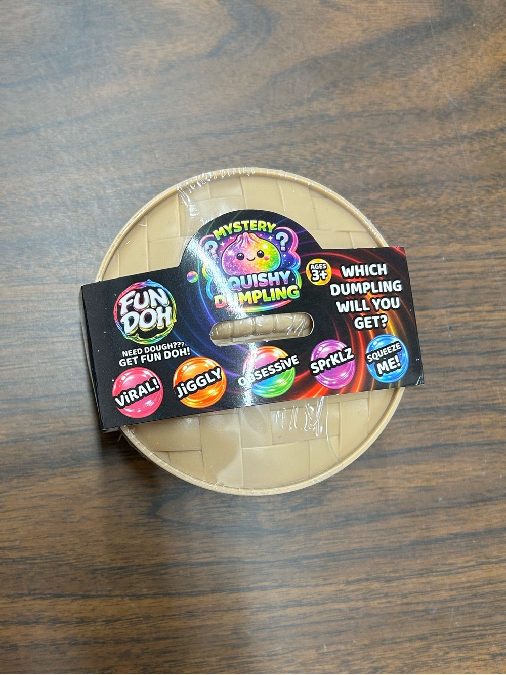 New Fun Doh 4" Mystery Dumpling Squishies Viral Dumpling Sensory Toy